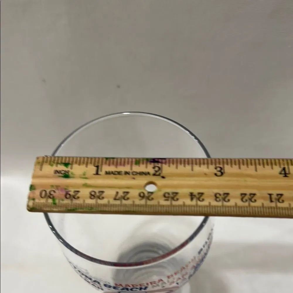 Bubba Gump Shrimp Co Restaurant White Blue Orange 20 Oz Beer Bar Cocktail Glass